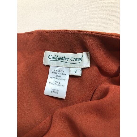 Coldwater Creek Women Skirt 8 Asymmetrical Sharkbite Hem Layered Coquette - Picture 3 of 5